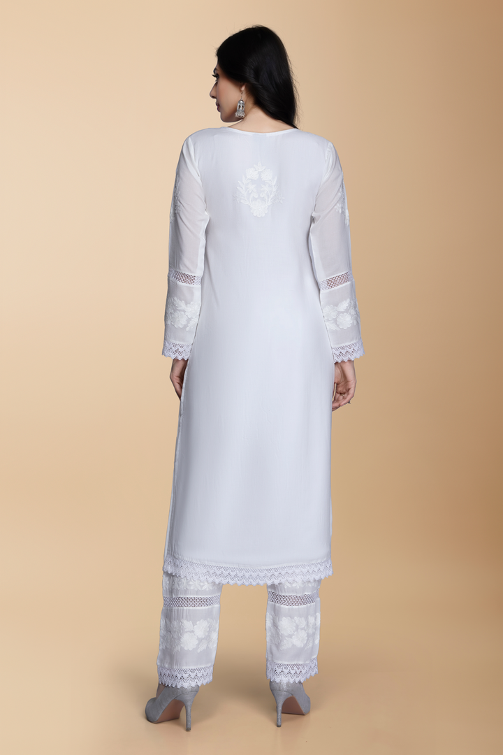 Aanya Chikankari Suit (Without Dupatta) - minazthelabel