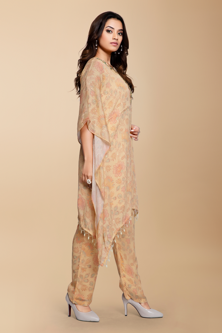 Anvi Kaftan Cord Set - minazthelabel