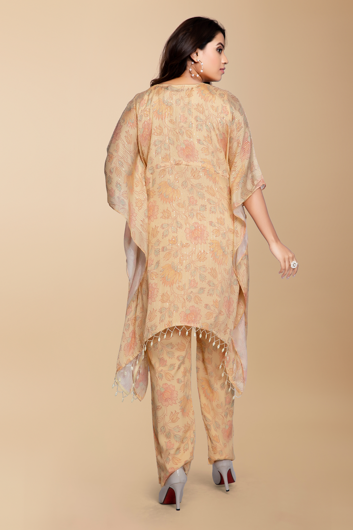 Anvi Kaftan Cord Set - minazthelabel