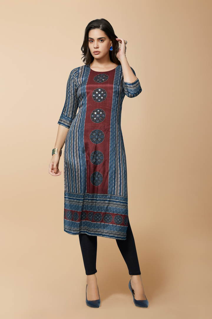 Manisha Straight Kurta (Muslin) - minazthelabel