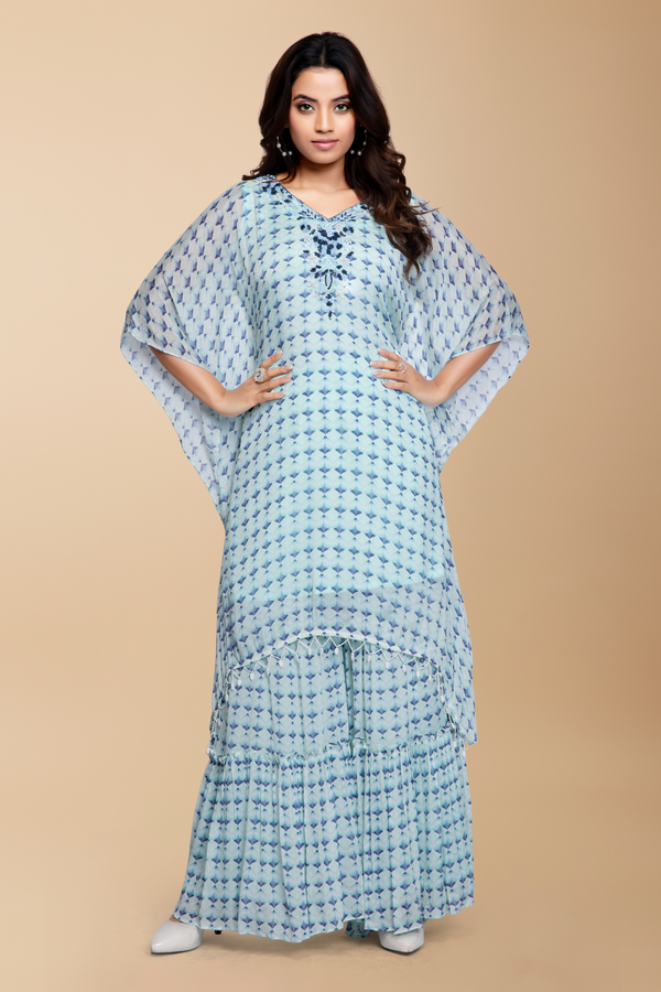 Navya Kaftan Cord Set - minazthelabel