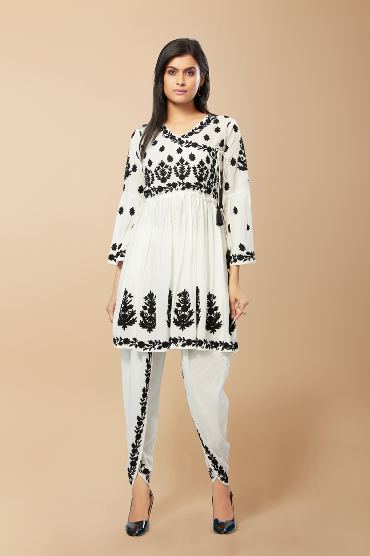 Kareena Chikankari Suit (without Dupatta) - minazthelabel