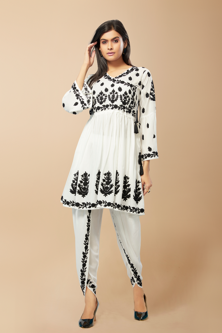 Kareena Chikankari Suit (without Dupatta) - minazthelabel