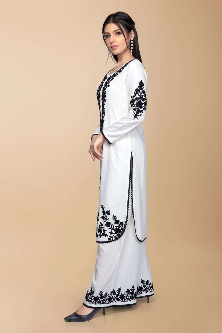 Ritika Chikankari Suit (Without Dupatta) - minazthelabel