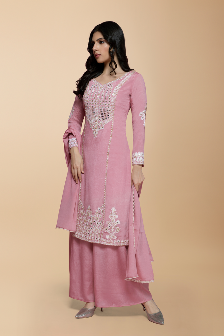 Meera Chiffon Suit - minazthelabel