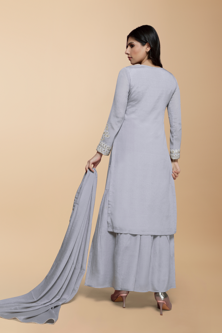 Meera Chiffon Suit - minazthelabel